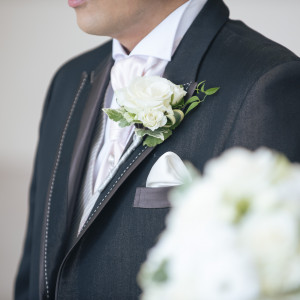 タキシード装花|634223さんのホテルグランヒルズ静岡（旧ホテルセンチュリー静岡）の写真(2530020)