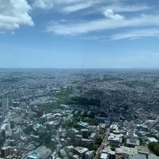 会場からの景色