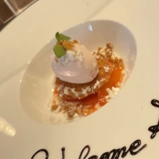 試食でいただいたデザート