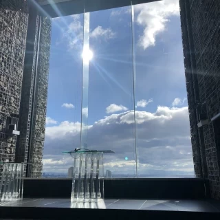 太陽光が綺麗でした