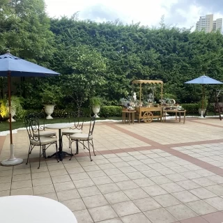 披露宴会場の横にあるガーデン。
