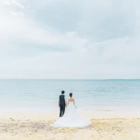 ビーチでの写真です。