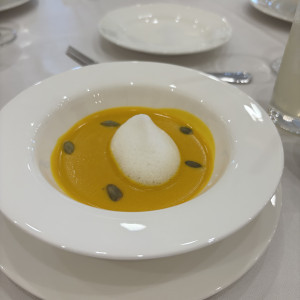 カボチャのポタージュ|635090さんの山手迎賓館/テイクアンドギヴ・ニーズウェディングの写真(2575927)