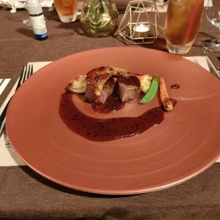 メインの牛肉。柔らかかったです。