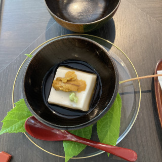 【試食】雲丹の胡麻豆腐