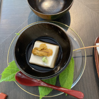 【試食】雲丹の胡麻豆腐