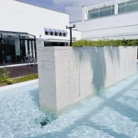 噴水がたくさんあります。