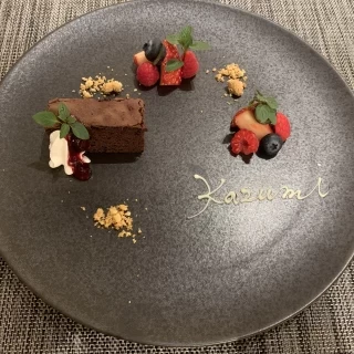 試食のケーキ