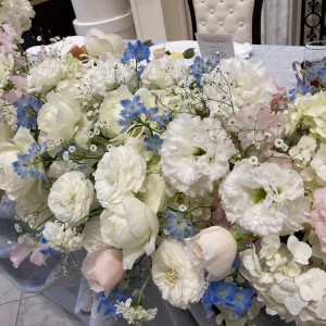 メインテーブル装花|635358さんのアーカンジェル迎賓館(仙台)の写真(1787403)