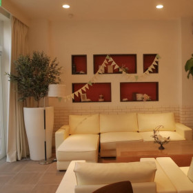 フォトジェニックな内装　休憩にも使えそう