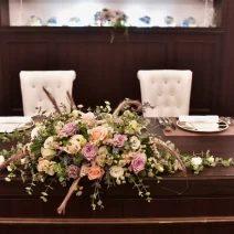 平安閣 結婚式場の銀カップ 箱入り 白銀バルーンキューブボックス：用途で選ぶ：バルーン電報/結婚