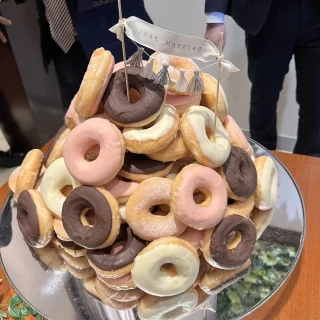ケーキの代わりにドーナツ