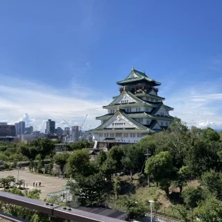 屋上の挙式からの景色