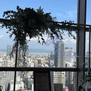 披露宴会場にあるフォトスポット