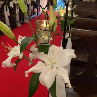 百合薫る挙式会場
