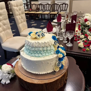 薔薇のケーキ