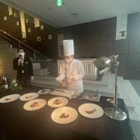 仮説キッチンでの演出