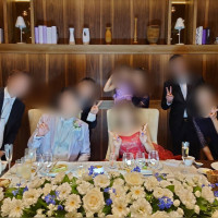 持ち込みの装飾がなくても、会場の装飾がオシャレです