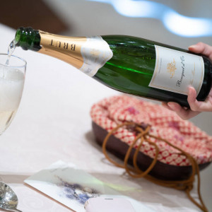 乾杯のシャンパン|636506さんのKOTOWA 奈良公園 Premium View（コトワ 奈良公園 プレミアム ビュー）の写真(1598990)