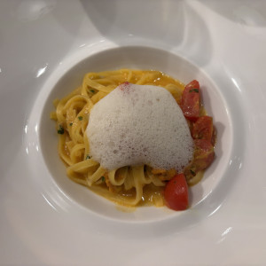 泡料理1つめ|636769さんのレストランMINAMI（レストランミナミ）/ひらまつウエディングの写真(2490565)
