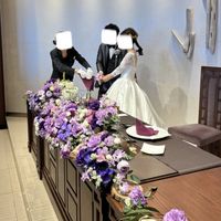 ケーキ入刀