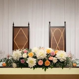 花もコーディネートしました