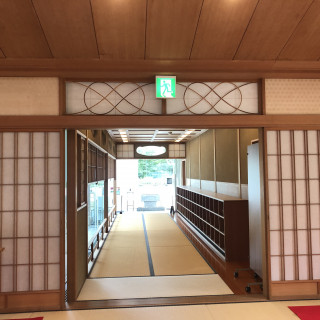 神殿への廊下