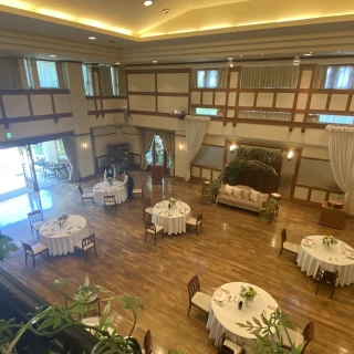 広々とした明るい披露宴会場です！