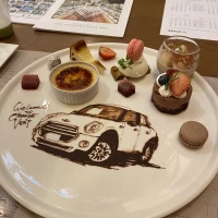 デザートです！イラストを描いてくれました！当日も可能！