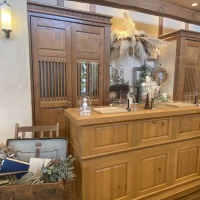 受付をする場所！
好きなようにアレンジできるそうです！