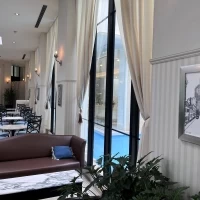 ゲスト控え室からも水が見えて素敵です