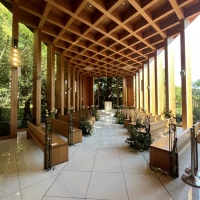 ここでフラワーシャワーリーフシャワーができるとのこと