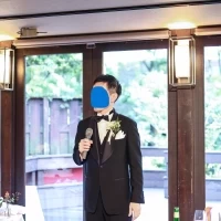 新郎、新郎側スピーチの場所