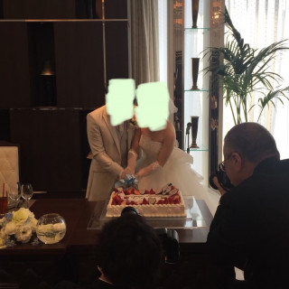 ケーキ入刀