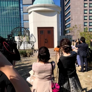 ブーケトス会場