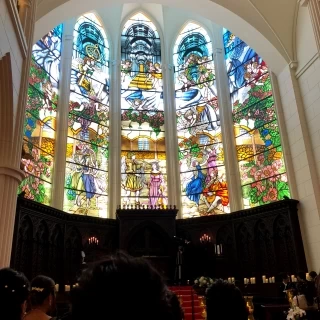 ステンドグラスが素敵でした。