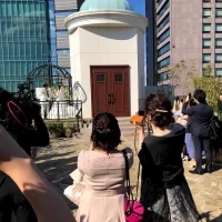ブーケトス会場