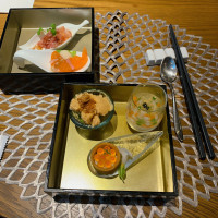 見学会の試食です。料理も本格的で、シェフのこだわりが強いです