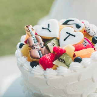 オリジナルのウェディングケーキ