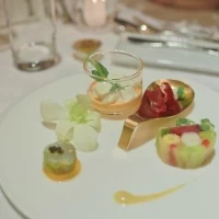 当日のお料理です。(アミューズ、オードブル)