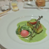 当日のお料理です。(ポワソン)