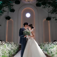 前撮り写真です。とても素敵に撮っていただきました。