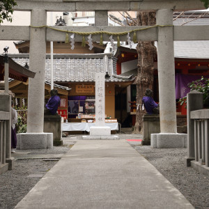 鳥居|638018さんの日本橋日枝神社の写真(1612072)