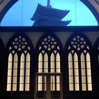 八坂の塔を望むことができます。