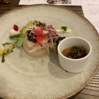 料理を試食させていただきました。
