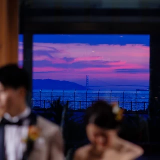 夕陽が綺麗です
