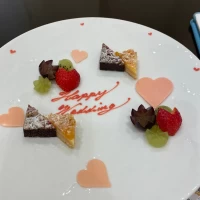 試食でいたたいたケーキ