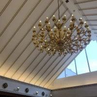 披露宴会場前のロビー