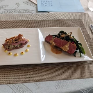 見学時に食べた料理です