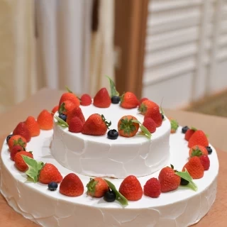 オプションのウエディングケーキ